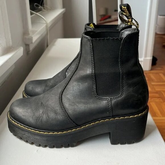 Dr. Martens - Rometty Wyoming Leather Platform Chelsea Boots - Picture 8 of 8